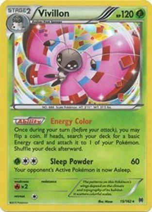 Vivillon (BKT-015) (Holofoil)