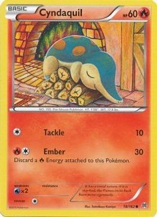 Cyndaquil (BKT-018) (Reverse Holofoil)