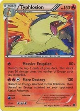 Typhlosion (BKT-020) (Reverse Holofoil)