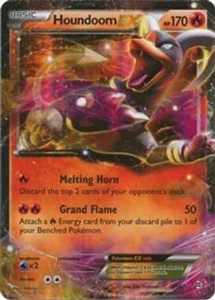 Houndoom EX (BKT-021) (Holofoil)