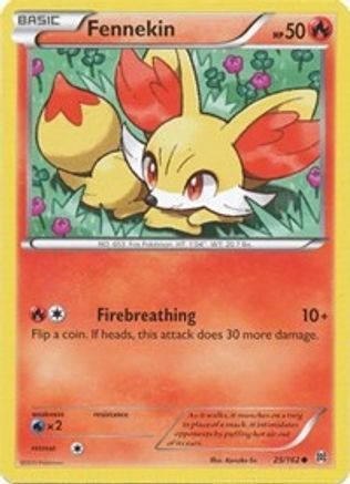 Fennekin (BKT-025) (Reverse Holofoil)