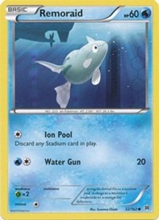 Remoraid (32) (BKT-032) (Reverse Holofoil)