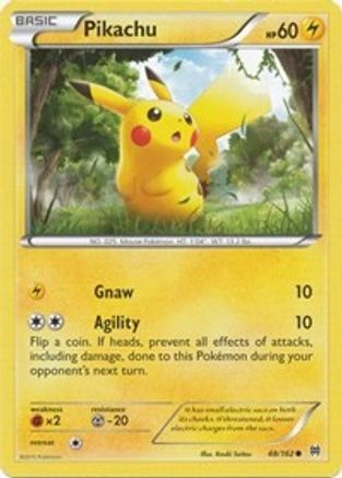 Pikachu (BKT-048) (Reverse Holofoil)