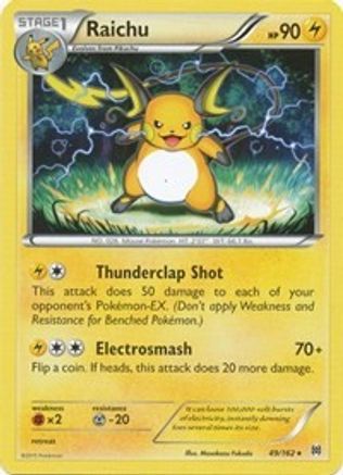 Raichu (BKT-049) (Reverse Holofoil)