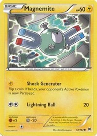 Magnemite (52) (BKT-052) (Reverse Holofoil)