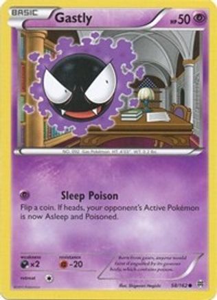 Gastly (BKT-058) (Reverse Holofoil)