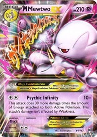 M Mewtwo EX (64) (BKT-064) (Holofoil)