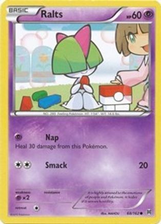 Ralts (68) (BKT-068) (Reverse Holofoil)