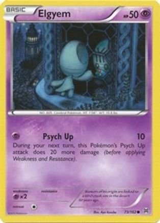 Elgyem (BKT-073) (Reverse Holofoil)