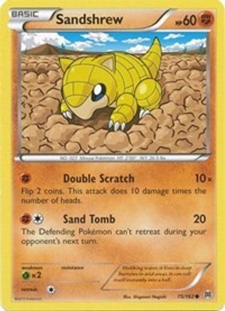 Sandshrew (BKT-075) (Reverse Holofoil)