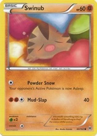 Swinub (BKT-080) (Reverse Holofoil)