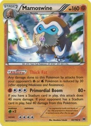 Mamoswine (BKT-082) (Reverse Holofoil)