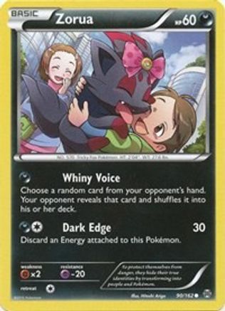 Zorua (90) (BKT-090) (Reverse Holofoil)