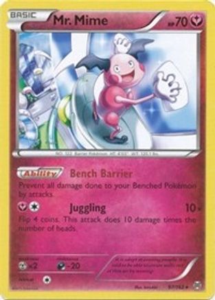 Mr. Mime (BKT-097) (Reverse Holofoil)