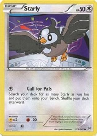 Starly (BKT-125) (Reverse Holofoil)