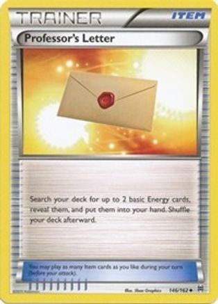 Professor's Letter (BKT-146)