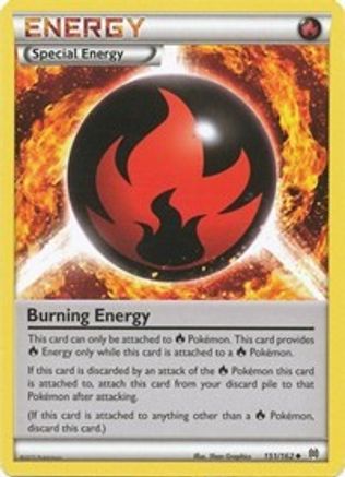 Burning Energy (BKT-151) (Reverse Holofoil)