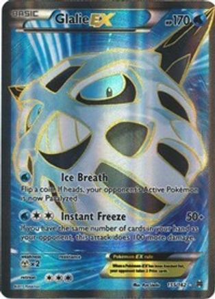 Glalie EX (Full Art) (BKT-155) (Holofoil)
