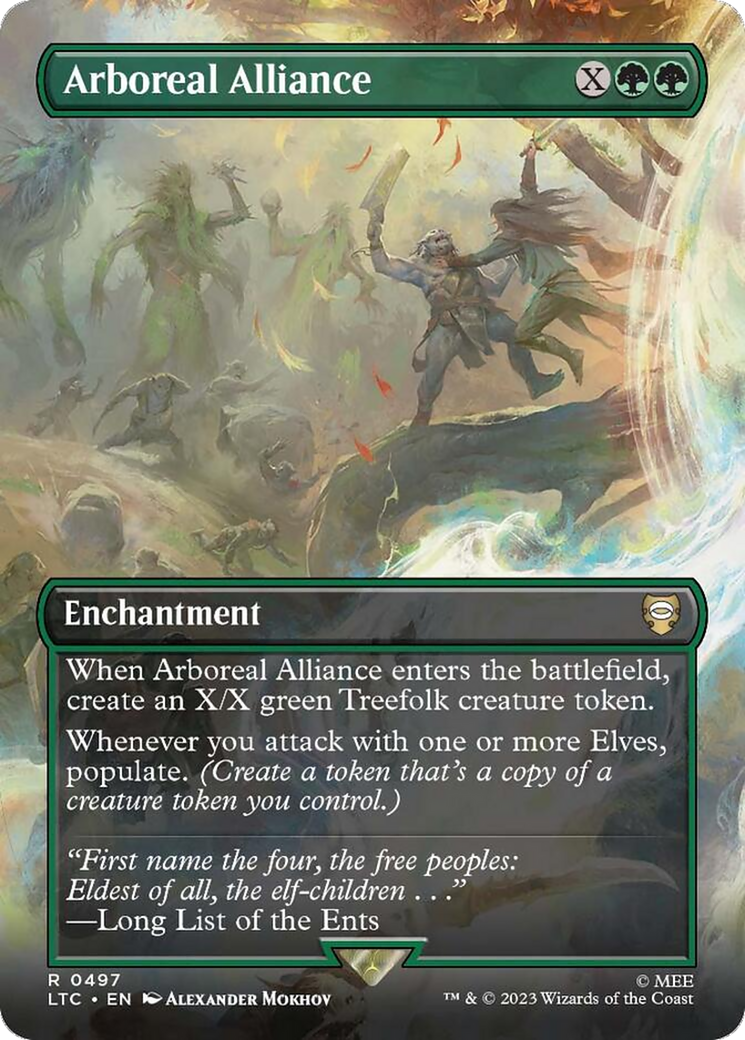Arboreal Alliance (LTC-497) (Borderless) (Foil)