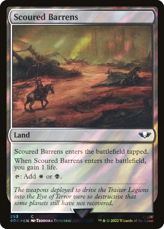 Scoured Barrens (40K-293★) (Surge Foil)