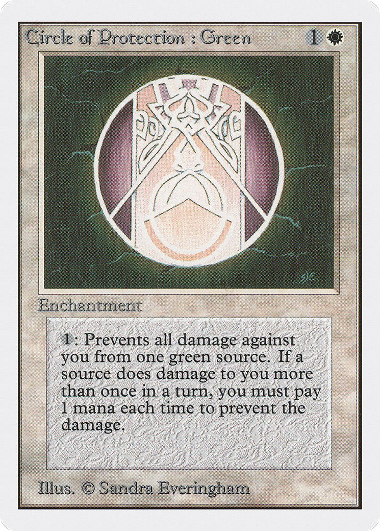 Circle of Protection: Green (2ED-012)