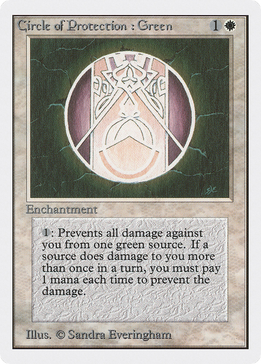 Circle of Protection: Green (2ED-012)