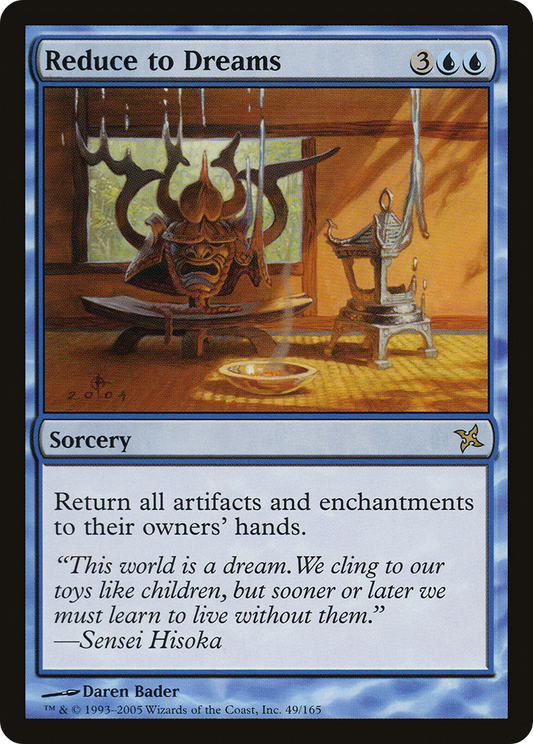 Reduce to Dreams (BOK-049) (Foil)