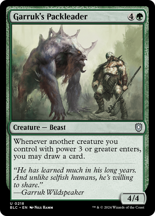 Garruk's Packleader (BLC-218)