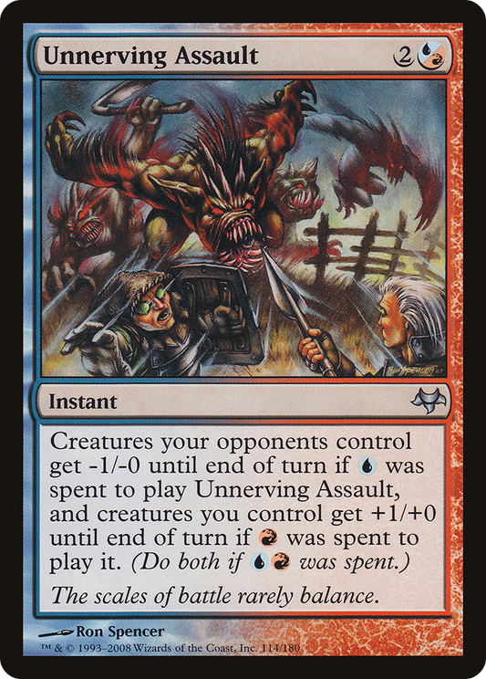 Unnerving Assault (EVE-114) (Foil)