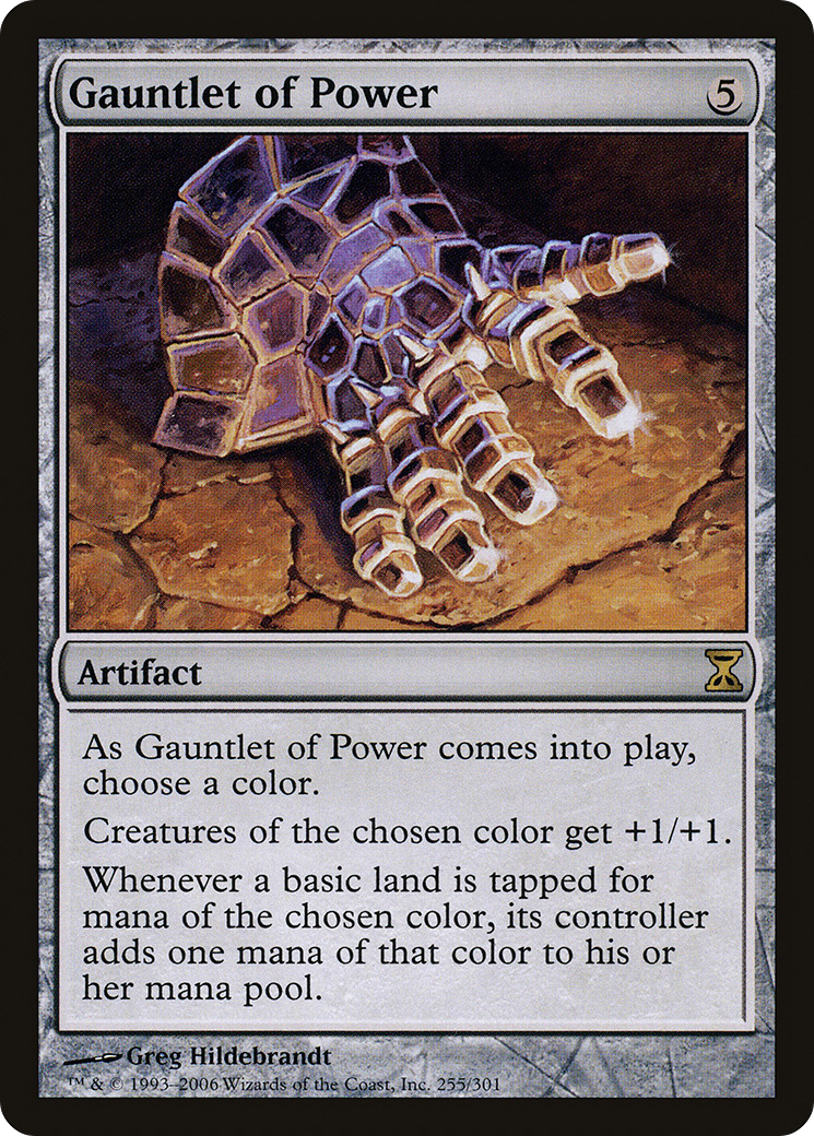 Gauntlet of Power (TSP-255) (Foil)