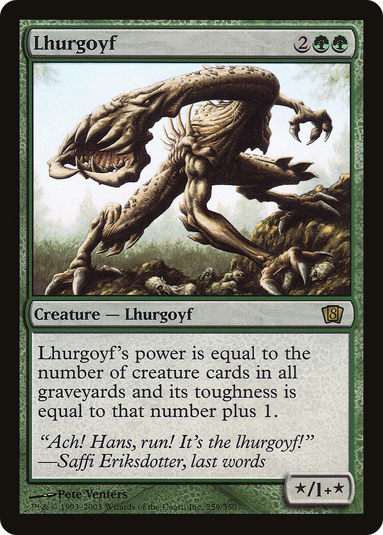 Lhurgoyf (8ED-259★) (Foil)