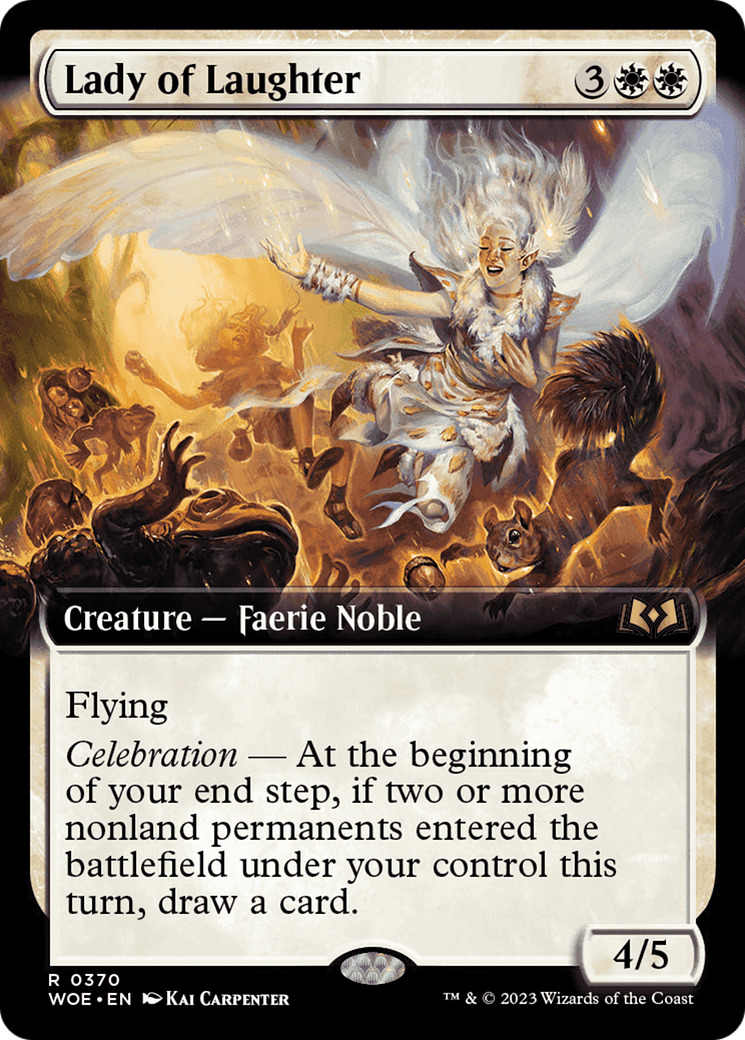 Lady of Laughter (WOE-370) (Extended Art) (Foil)