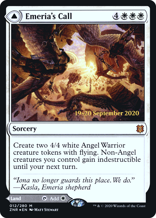 Emeria's Call // Emeria, Shattered Skyclave (PRE-12S) (Foil)