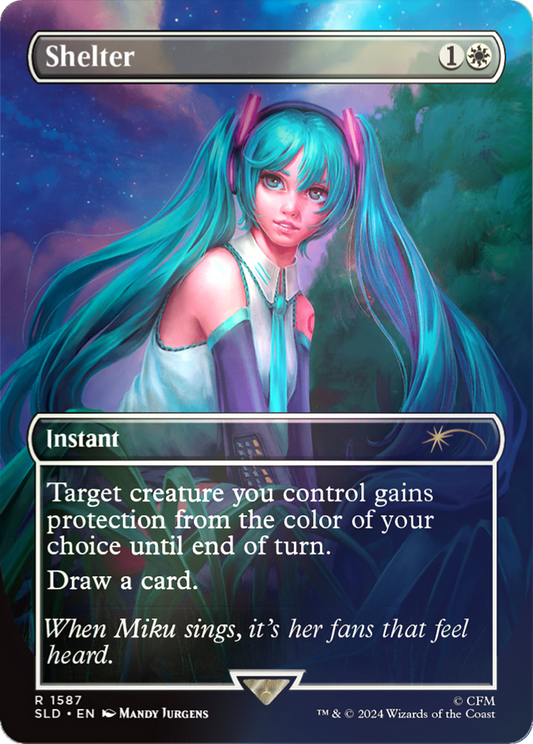 Shelter (SLD-1587★) (Borderless) (Foil)
