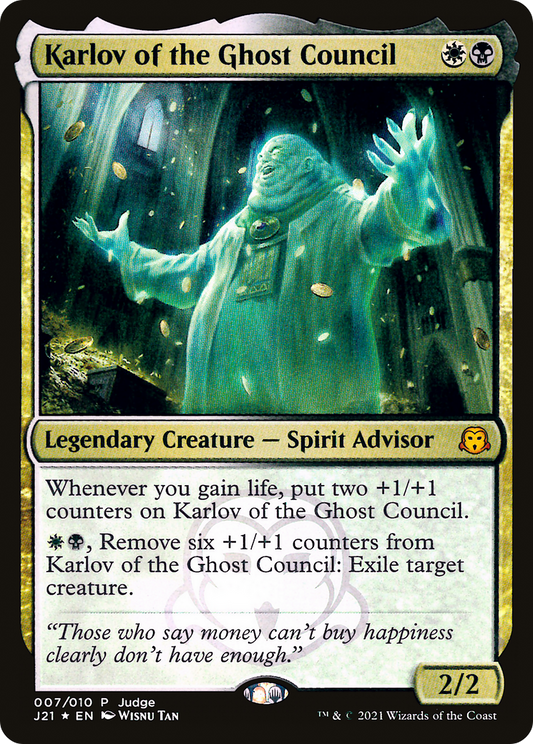 Karlov of the Ghost Council (JDG-007) (Foil)