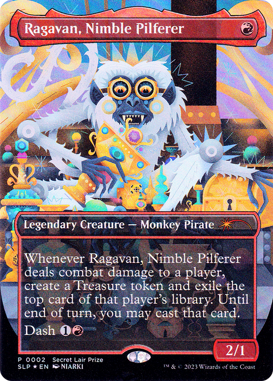 Ragavan, Nimble Pilferer (SLP-002) (Borderless) (Foil)