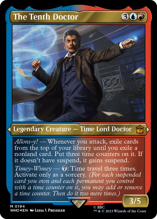 The Tenth Doctor (WHO-194) (Etched Foil)