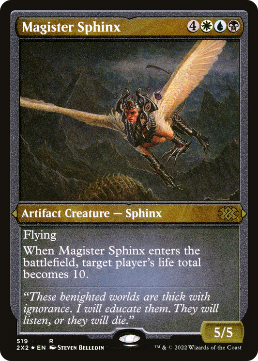 Magister Sphinx (2X2-519) (Etched Foil)