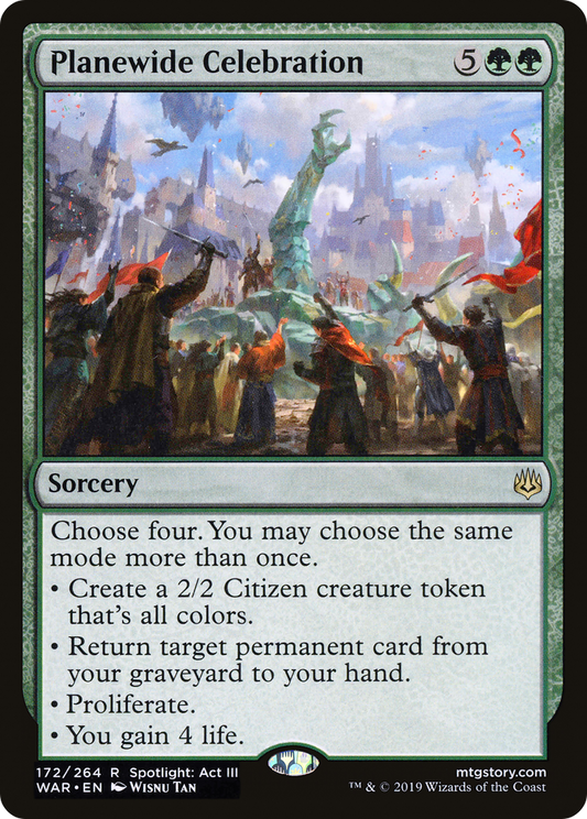 Planewide Celebration (WAR-172) (Foil)