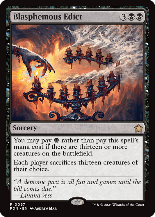 Blasphemous Edict (FDN-057) (Foil)