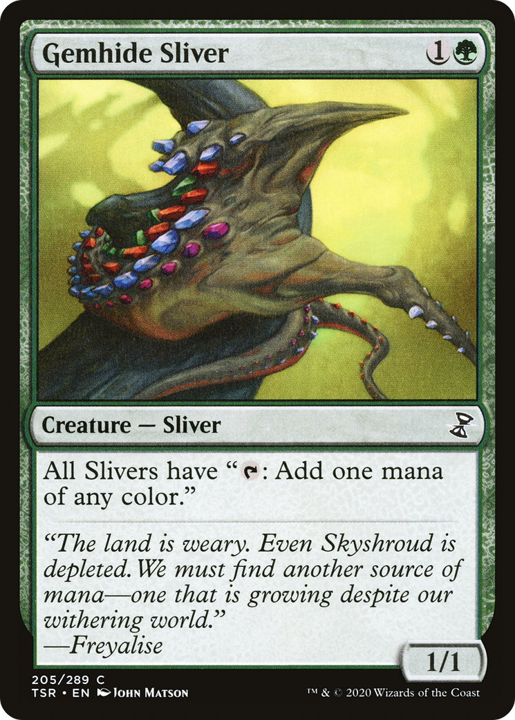 Gemhide Sliver (TSR-205) (Foil)