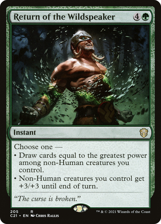 Return of the Wildspeaker (C21-205)