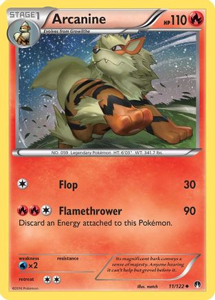 Arcanine (BKP-011) (Reverse Holofoil)
