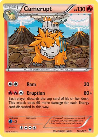 Camerupt (BKP-013) (Reverse Holofoil)