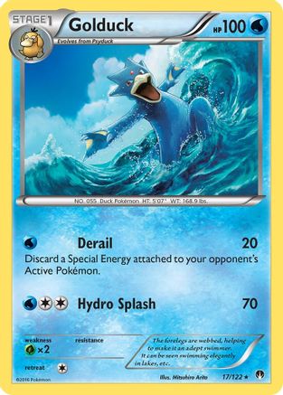 Golduck (BKP-017) (Reverse Holofoil)