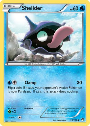 Shellder (23) (BKP-023) (Reverse Holofoil)