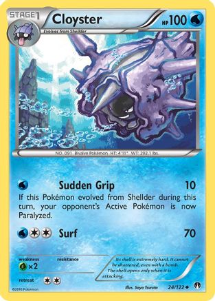Cloyster (BKP-024) (Reverse Holofoil)