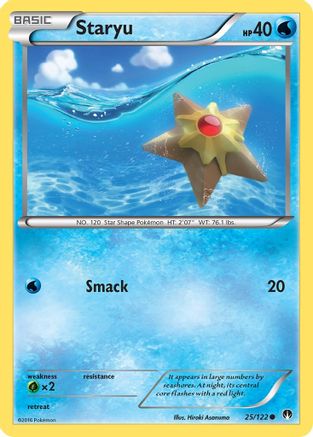 Staryu (BKP-025) (Reverse Holofoil)