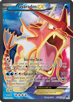 Gyarados EX (Full Art) (BKP-114) (Holofoil)