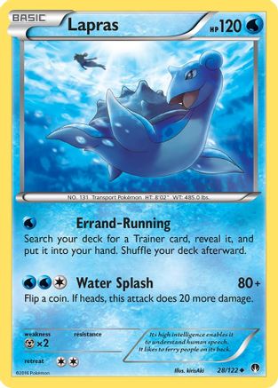 Lapras (BKP-028) (Reverse Holofoil)